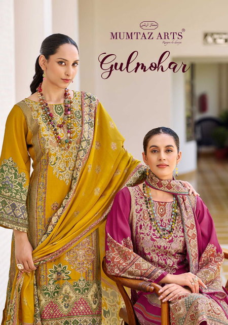 Gulmohar By Mumtaz Viscose Muslin Bulk Dress Material Orders In India