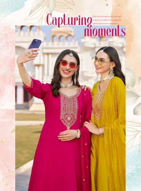 Gulmohar Vol 6 By Radhika Roman Silk Wholesale Kurti With Bottom Dupatta In India