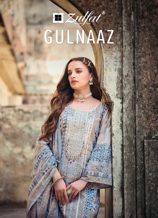 Gulnaaz By Zulfat Cotton Printed Dress Material Suppliers In India