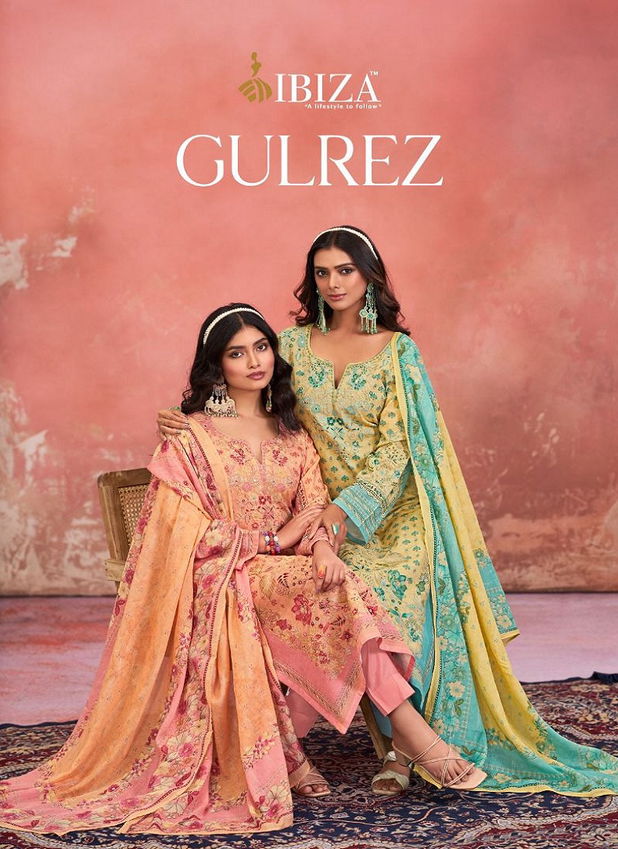 Gulrez By Ibiza Linen Digital Printed Designer Salwar Kameez Wholesale Online