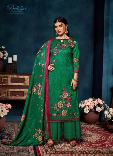 Gulshan By Belliza  Pashmina Printed Dress Material Wholesale In India