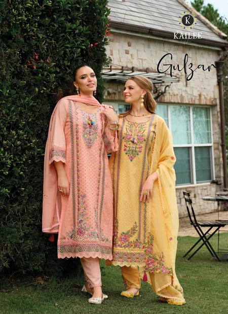 Gulzar By Kailee Pure Cotton Kurti With Bottom Dupatta Suppliers In Mumbai
