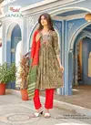 Gun Gun By Rung Rayon Alia Cut Kurti With Bottom Dupatta Wholesalers In Delhi
