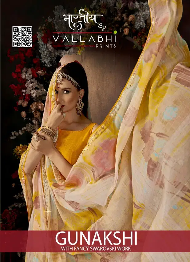 Gunakshi By Vallabhi Moss Georgette Printed Sarees Suppliers In India