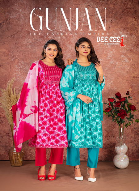 Gunjan By Deecee Modal Silk Kurti With Bottom Dupatta Suppliers In India Catalog