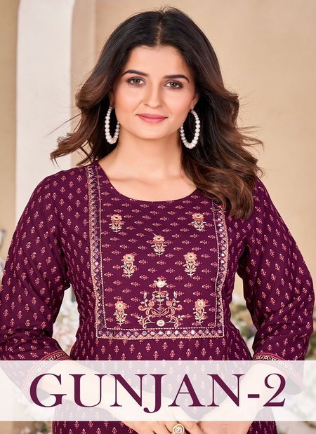 Gunjan By Sangeet Rayon Gold Khadi Printed Kurtis Wholesale Price In Surat