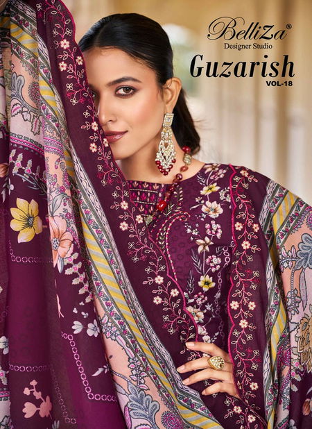 Guzarish Vol 18 By Belliza Cotton Printed Dress Material Orders In India