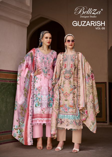Guzarish Vol 26 By Belliza Cotton Printed Dress Material