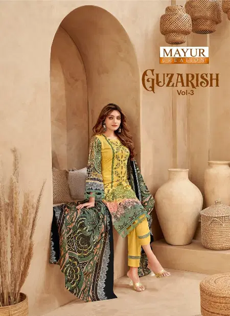 Guzarish Vol 3 By Mayur Cotton Printed Dress Material Wholesale In India