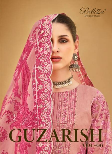 Guzarish Vol 6 By Belliza Designer Heavy Printed Cotton Dress Material Wholesale Shop In Surat
 Catalog