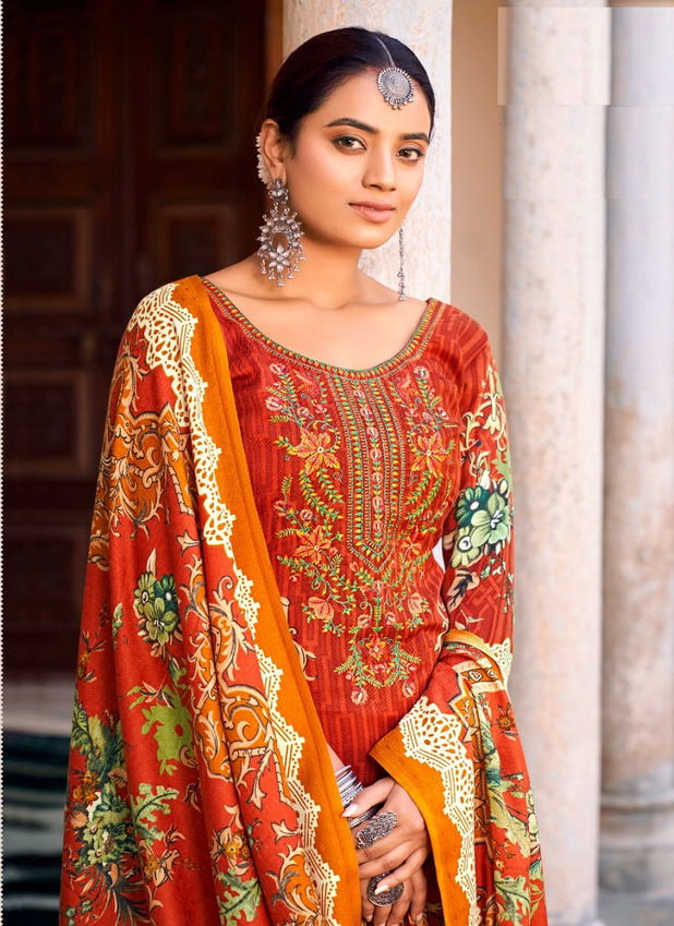 Habiba By Levisha Pashmina Pakistani Salwar Kameez Catalog