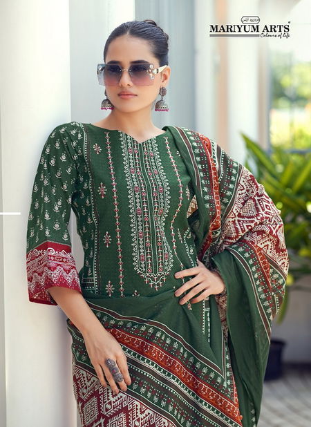 Habiba By Mariyum Cotton Printed Dress Material Wholesale Price In Surat Catalog