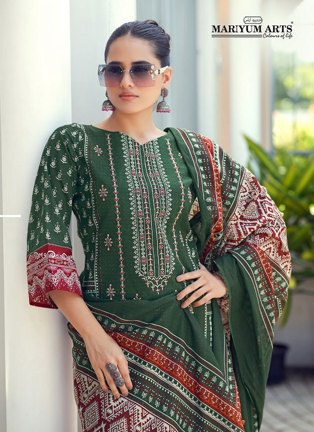 Habiba By Mariyum Cotton Printed Dress Material Wholesale Price In Surat