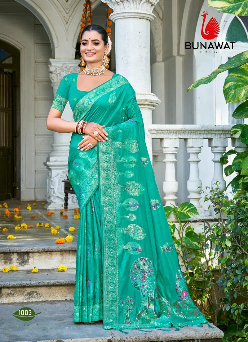 Hans Vol 3 By Bunawat Wedding Wear Saree Wholesale Market In Surat Catalog