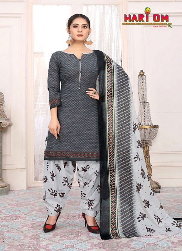 Hari Om Print 1 Latest Fancy Regular Wear Printed Cotton Salwar Suit  Collection
