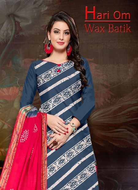 Hari Om Wax Latest fancy Regular Wear Pure Cotton Batik Print Dress Materials Collection
 Catalog