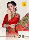 Harni Kashi Latest fancy Casual Regular Wear Printed Georgette Sarees Collection