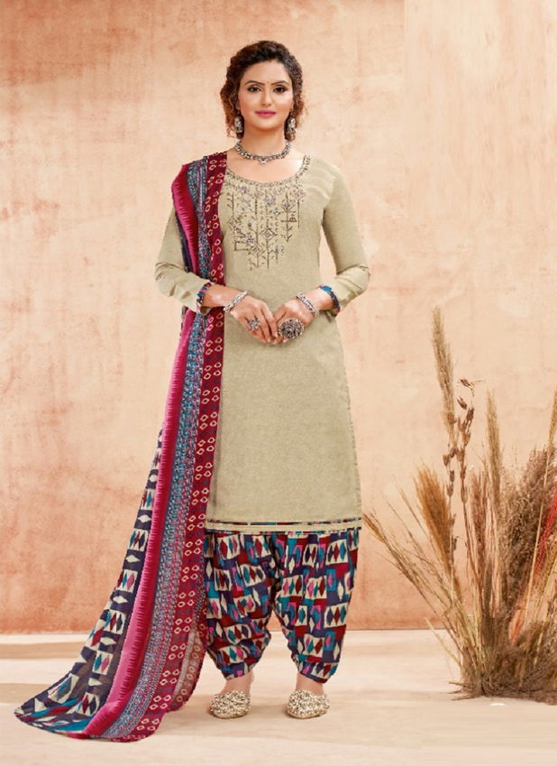 Harshit Patiala Girl Soft Cotton Printed Casual Dily Wear Dress Material Collection