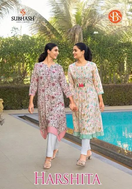 Harshita By Sbs Cotton Printed Daily Wear Kurti Wholesale Price In Surat
