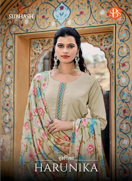Harunika By Sbs Poly Cotton Kurti With Bottom Dupatta Wholesalers In Delhi