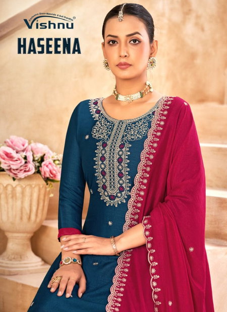 Haseena By Vishnu Vichitra Silk Surat Dress Material Exporters In India
