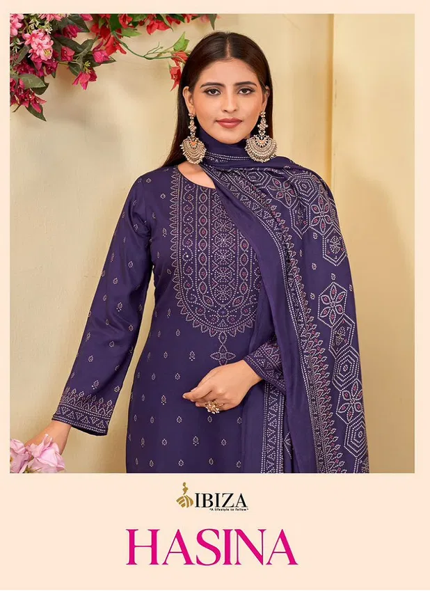 Hasina By Ibiza Viscose Pashmina Printed Dress Material Wholesale Price In Surat