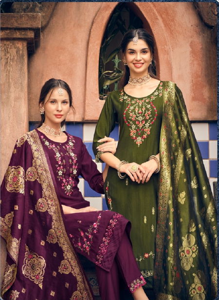 Hasmeena Vol 2 By Lily And Lali Kurti With Bottom Dupatta Orders in India
 Catalog