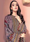 Hayat Luxury Lawn Karachi Latest Fancy Festive Wear lawn cotton Top And Bottom With Mal Mal Printed Dupatta Dress Materials Collection
