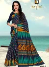 Haytee Arabic 8040 Latest Printed Designer Party Wear Poly Cotton Saree Collection 