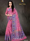 Haytee Bomkai 8102 New Launch Of Designer Daily Wear Cotton Silk Saree Collection With Beautiful Print