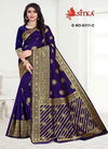 Haytee Lilly 8311 Latest Designer Festival Wear Function Wear  Handloom Cotton Silk Saree Collection