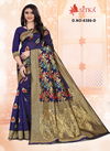 Haytee Lilly 8380 Party Wear Stylish Function Wear Designer Handloom Cotton Silk Saree Collection