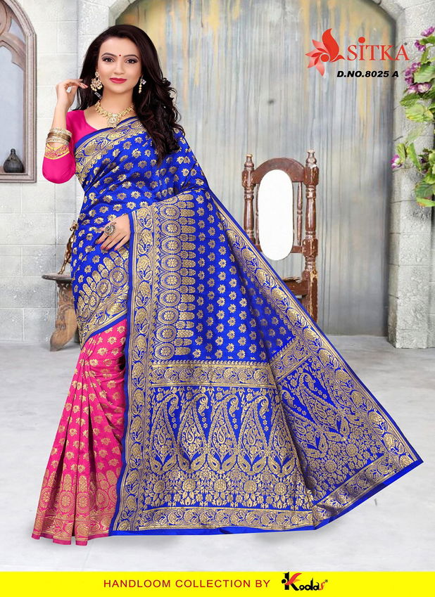 Haytee Taal 8025 Series Exclusive Collection Of Designer Festival Wear Handloom Cotton Silk Saree 