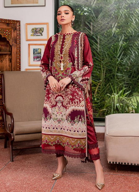 Hazzel Queens Court Vol 11 Cotton Pakistani Suits Catalog
