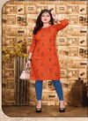 Heaven 4 Casual Regular Wear Rayon Printed Kurti Collection
