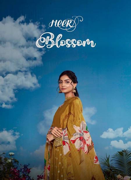 Heer Blossom By Kimora Weaving Masleen Printed Suits Wholesale Price In Surat
 Catalog
