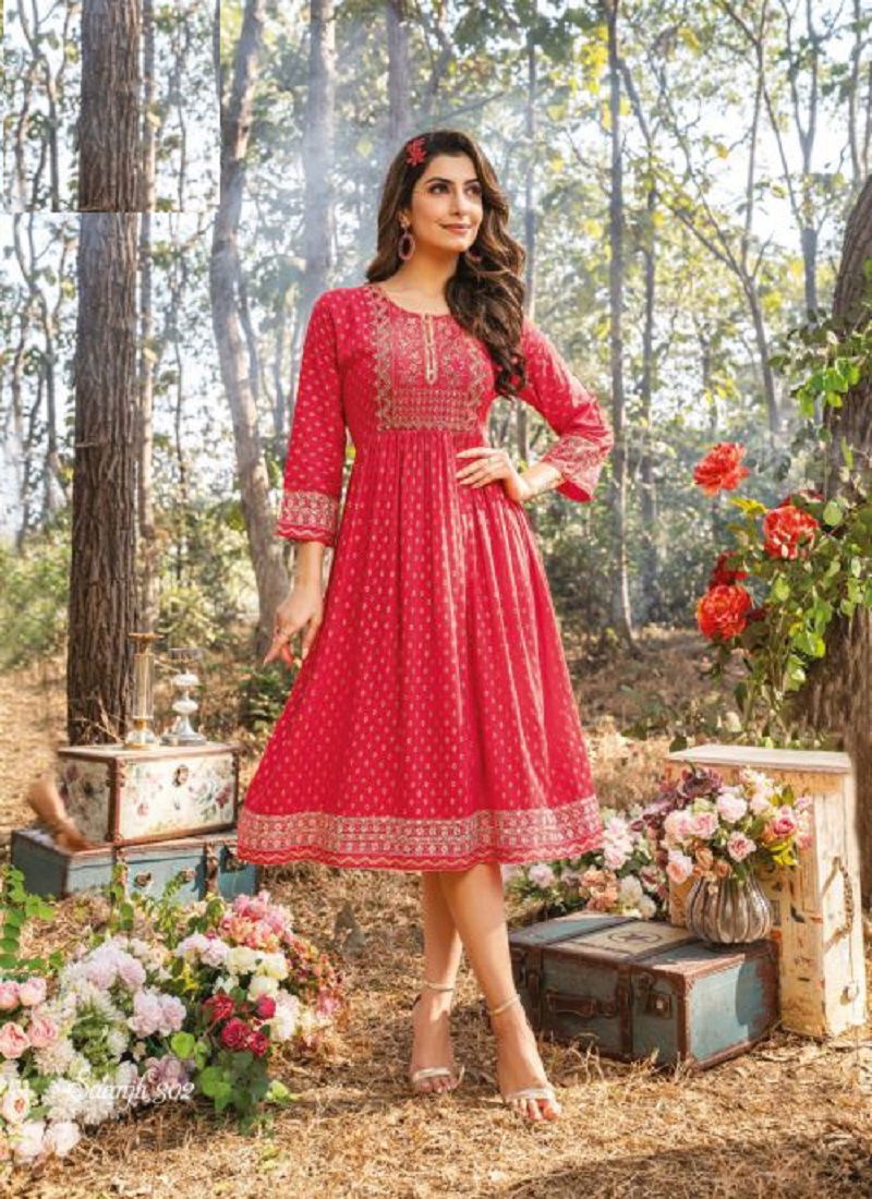 Heritage Saanjh Vol 3 Designer Wear Wholesale Designer Kurtis Catalog