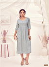 Hetvi Silent Latest Ethic Wear Rayon Designer Anarkali Kurti Collection
