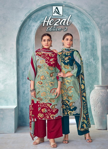 Hezal Edition 2 By Alok Viscose Reyon Dress Material Wholesale Market In Surat