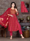 High Style V1 By Jlf Naira Cut Kurti With Bottom Dupatta Catalog
