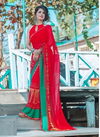 Hirva Sakshi 7 Latest Fancy Regular Wear Printed Georgette Sarees Collection

