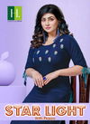 Hirwa Starlight Latest Fancy Designer Casual Wear Rayon Kurti With Bottom Collection
