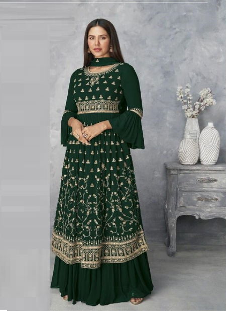 Hit 8582 Colors Heavy Wedding Wear Georgette Embroidery Latest Salwar Kameez Collection Catalog