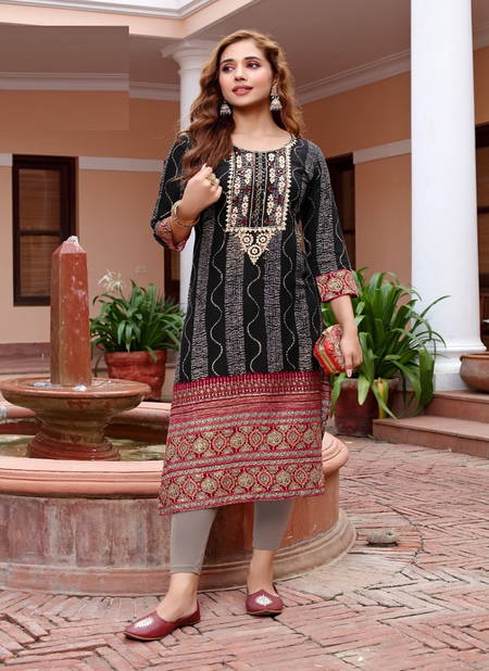 Hiva Hazel New Stylish Wholesale Printed Designer Kurtis Catalog