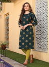 Hiva Prado Fancy Ethnic Wear Rayon Printed Designer Kurti Collection