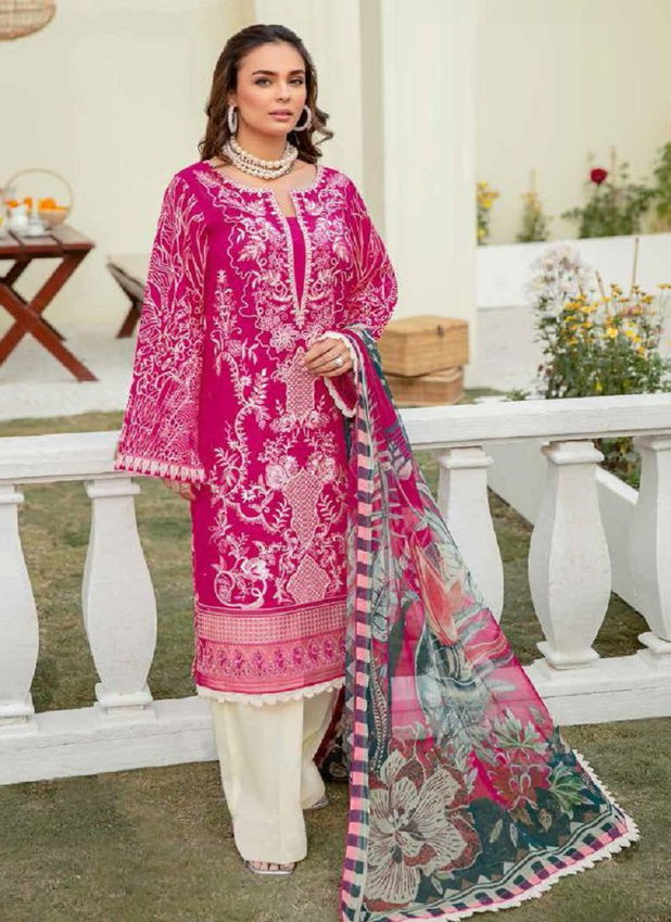 House Of Lawn Mashaal Lawn Cotton Fancy Wear Designer Pakistani Salwar Kameez Collection