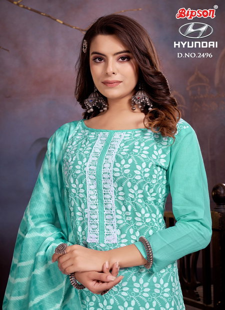 Hyundai 2496 By Bipson Soft Cotton Dress Material Wholesale Shop In Surat
