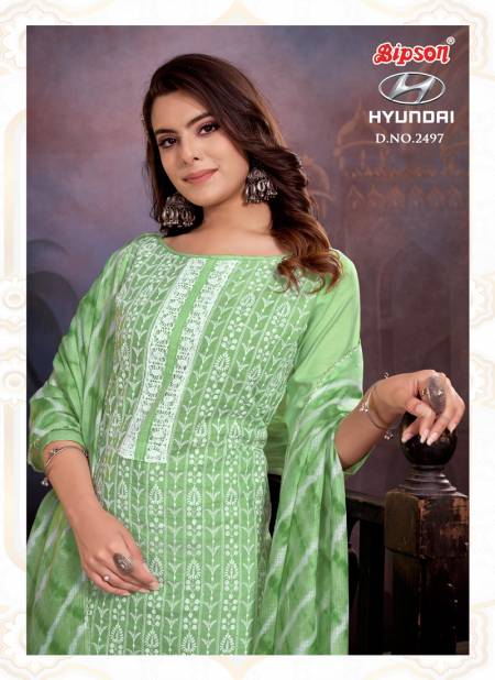 Hyundai 2497 By Bipson Soft Cotton Printed Non Catalog Dress Material Wholesale Market In Surat

