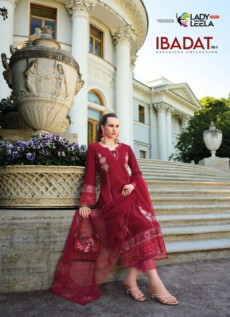 Ibadat Vol 3 By Lady Leela Designer Kurti With Pant Dupatta Wholesale Shop In Surat
 Catalog