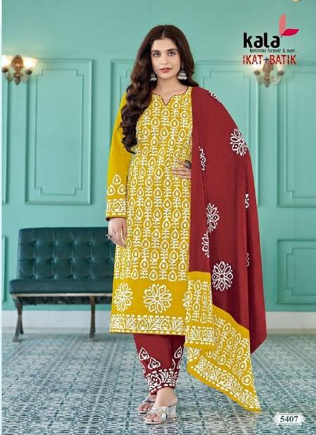 Ikat And Batik By Kala Printed Cotton Readymade Dress Wholesale Price In Surat
 Catalog